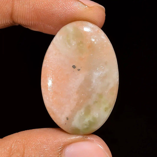 Golden Serpentine Oval Shape Cabochon Loose Gemstone Natural 27 Ct. 30X21X5 mm V-1412