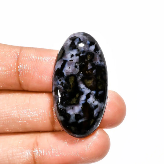 Gabbro Jasper Oval Shape Cabochon Loose Gemstone Natural 46 Ct. 35X18X7 mm V-1898