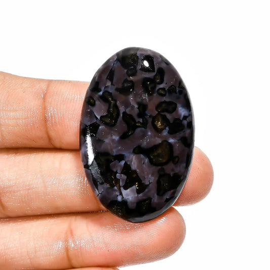 Gabbro Jasper Oval Shape Cabochon Loose Gemstone Natural 52.5 Ct. 38X24X6 mm V-1900