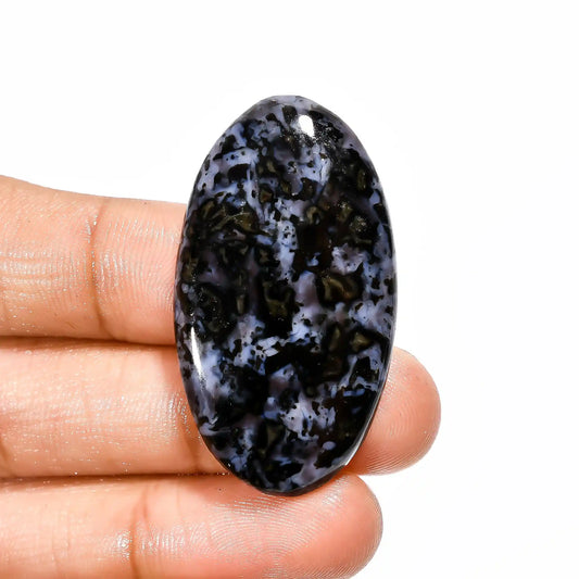 Gabbro Jasper Oval Shape Cabochon Loose Gemstone Natural 49 Ct. 41X22X5 mm V-1903