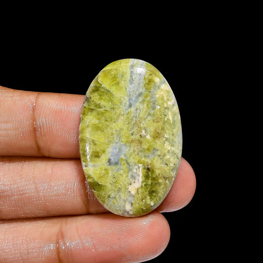 Unakite Oval Shape Cabochon Loose Gemstone Natural 43.5 Ct. 36X24X5 mm V-2347