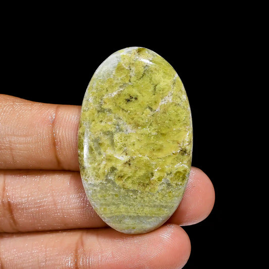 Unakite Oval Shape Cabochon Loose Gemstone Natural 67 Ct. 42X26X6 mm V-2349