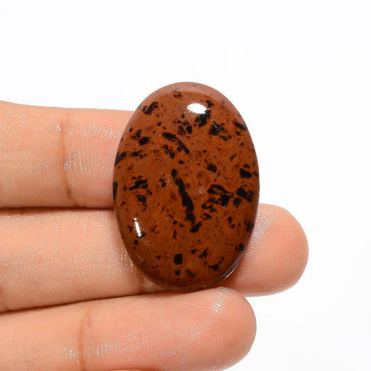 Mahogany Obsidian Oval Shape Cabochon Loose Gemstone Natural 28 Ct. 31X21X5 mm V-2774