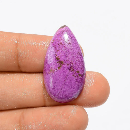 Stichtite Pear Shape Cabochon Loose Gemstone Natural 15 Ct. 29X16X5 mm V-2924