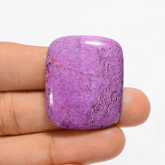 Stichtite Radiant Shape Cabochon Loose Gemstone Natural 45.5 Ct. 32X27X6 mm V-2926