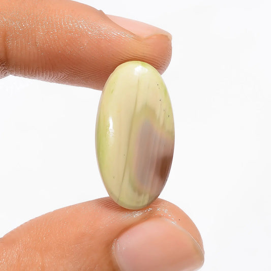 Polychrome Jasper Oval Shape Cabochon Loose Gemstone Natural 9.5 Ct. 22X11X4 mm V-2955