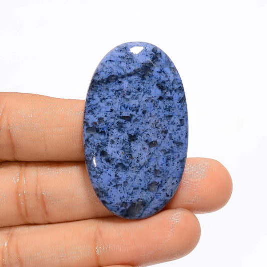 Dumortierite Oval Shape Cabochon Loose Gemstone Natural 57.5 Ct. 42X25X5 mm V-3124