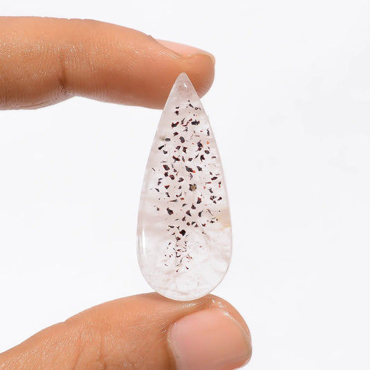 Super Seven Pear Shape Cabochon Loose Gemstone Natural 29.5 Ct. 36X15X5 mm V-3559