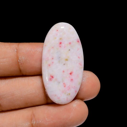 Cinnabar Oval Shape Cabochon Loose Gemstone Natural 13.5 Ct. 24X14X5 mm V-4053