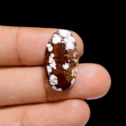 Wild Horse Jasper Oval Shape Cabochon Loose Gemstone Natural 14 Ct. 23X13X5 mm V-4084