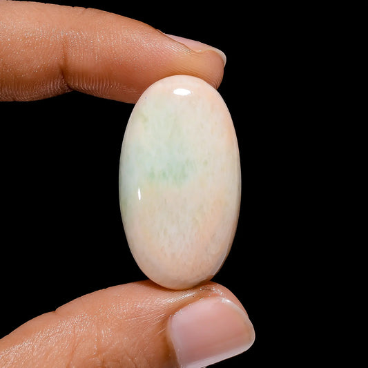 Amazonite Oval Shape Cabochon Loose Gemstone Natural 32 Ct. 33X18X6 mm V-4153