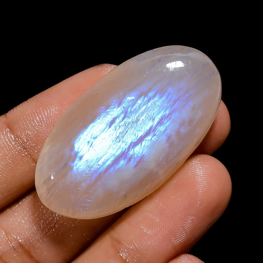Belomorite Oval Shape Cabochon Loose Gemstone Natural 64 Ct. 40X22X8 mm V-4218