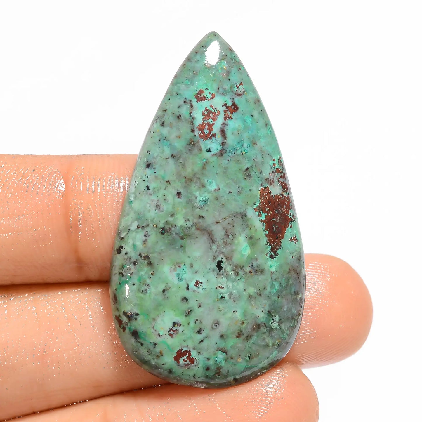 Sonora Sunrise Pear Shape Cabochon Loose Gemstone Natural 32 Ct. 41X23X4 mm V-4986