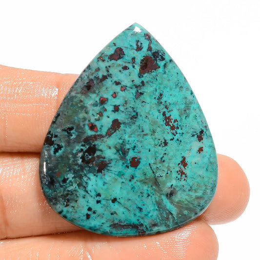 Sonora Sunrise Pear Shape Cabochon Loose Gemstone Natural 40 Ct. 39X33X3 mm V-4992