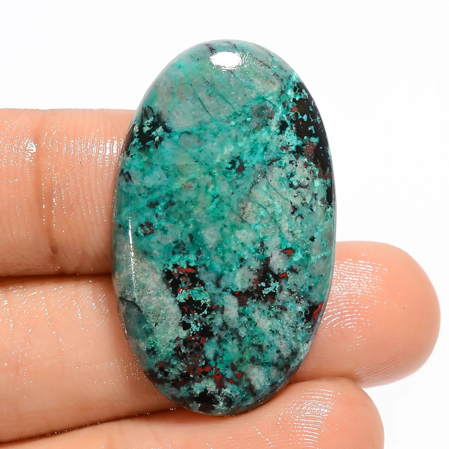 Sonora Sunrise Oval Shape Cabochon Loose Gemstone Natural 30.5 Ct. 33X20X5 mm V-4993