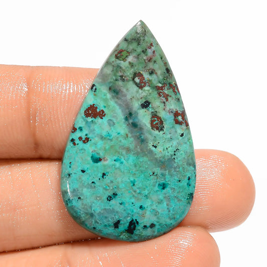 Sonora Sunrise Pear Shape Cabochon Loose Gemstone Natural 19.5 Ct. 35X22X3 mm V-4994