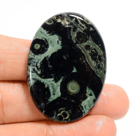Star Galaxy Jasper Oval Shape Cabochon Loose Gemstone Natural 56 Ct. 39X28X5 mm V-5028