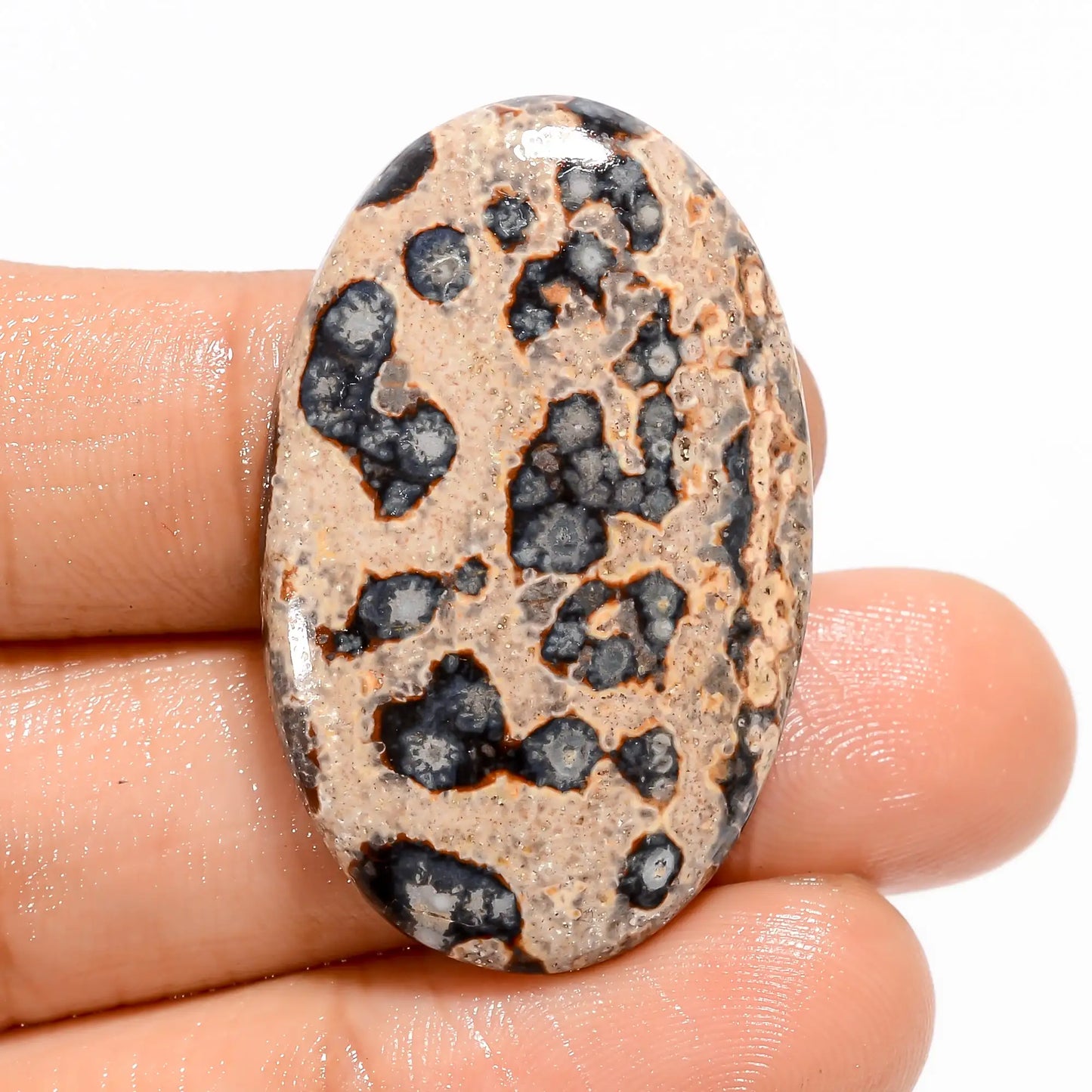 Viper Skin Oval Shape Cabochon Loose Gemstone Natural 28.5 Ct. 36X23X5 mm V-5397