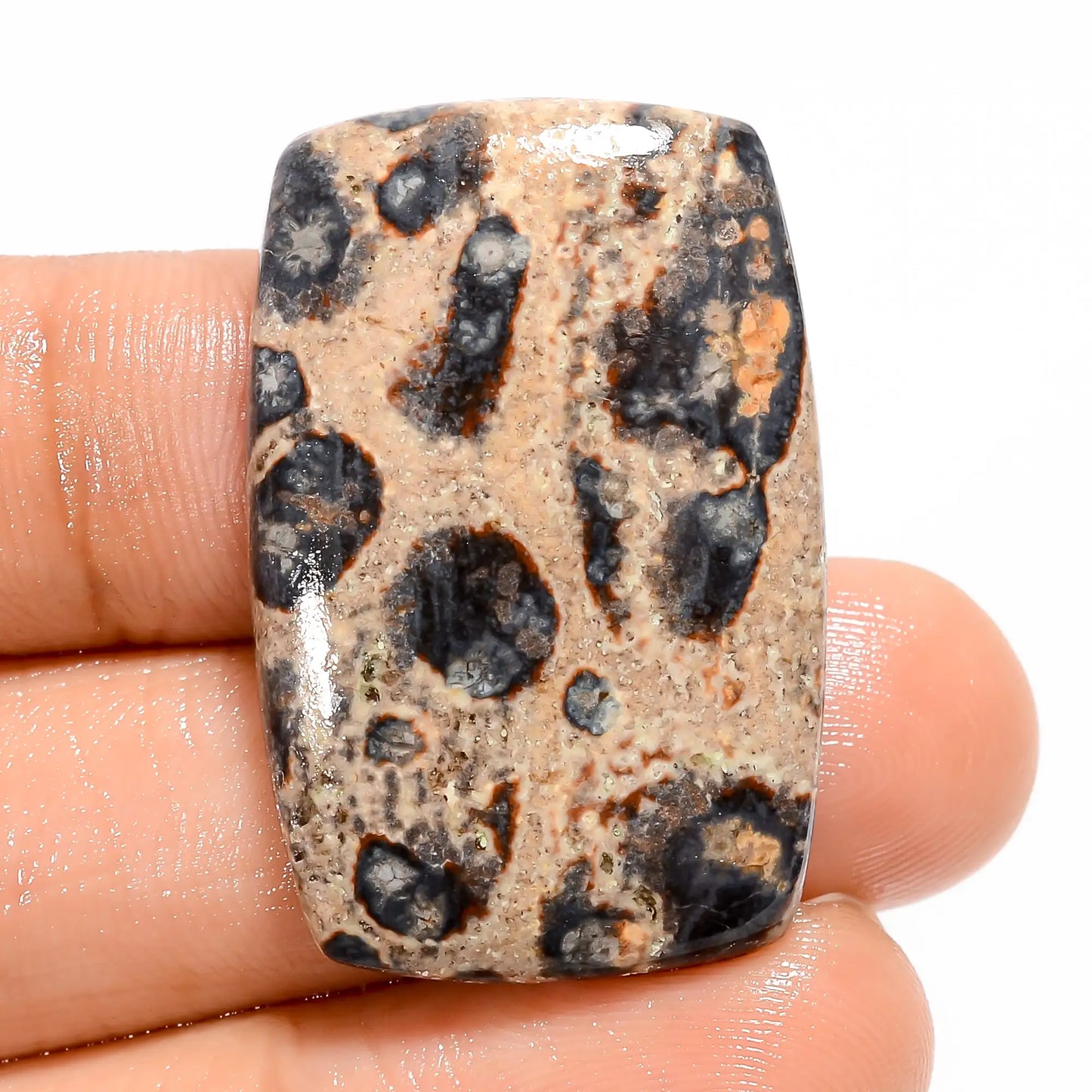Viper Skin Radiant Shape Cabochon Loose Gemstone Natural 30.5 Ct. 33X21X5 mm V-5398