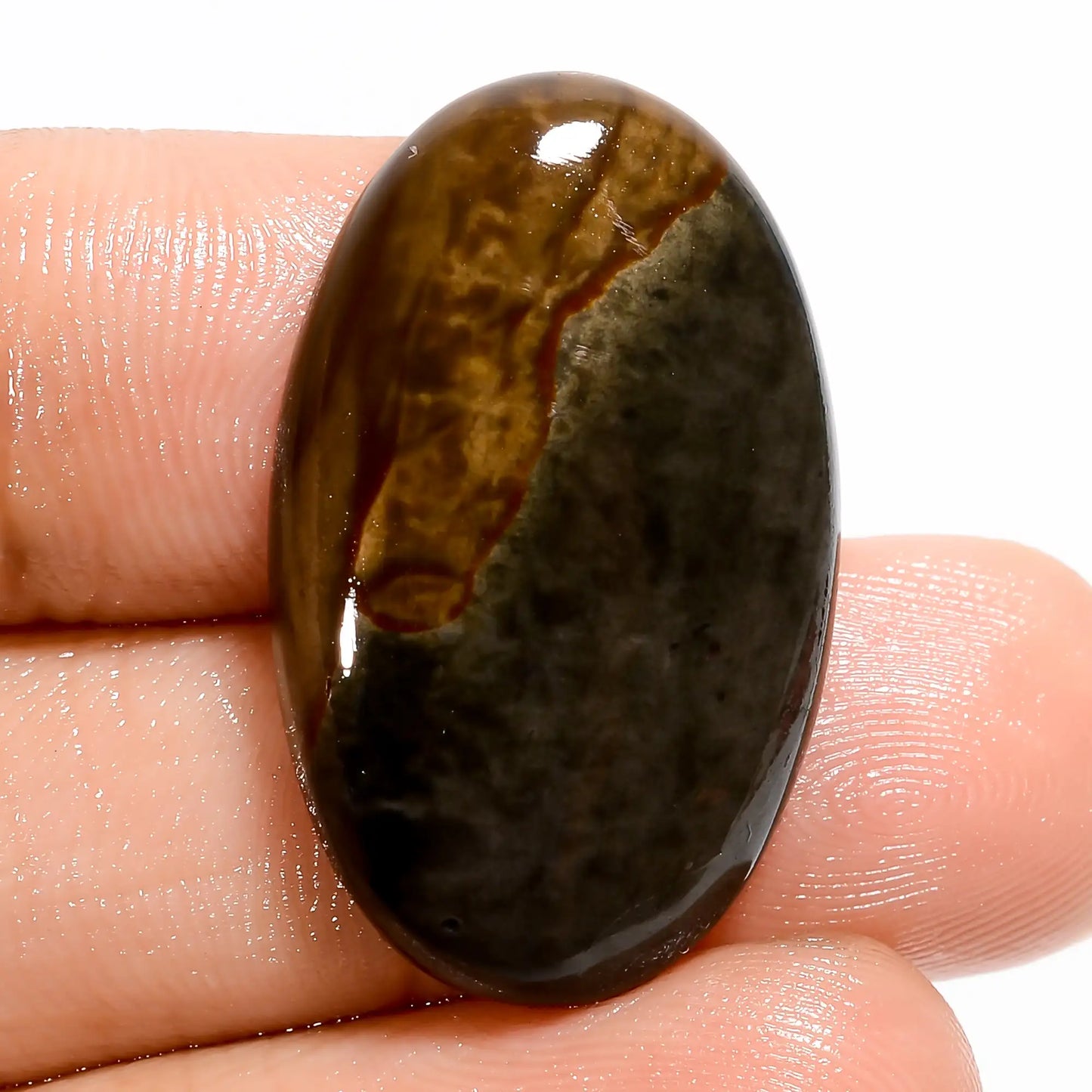 Polychrome Jasper Oval Shape Cabochon Loose Gemstone Natural 19 Ct. 28X17X5 mm V-5510