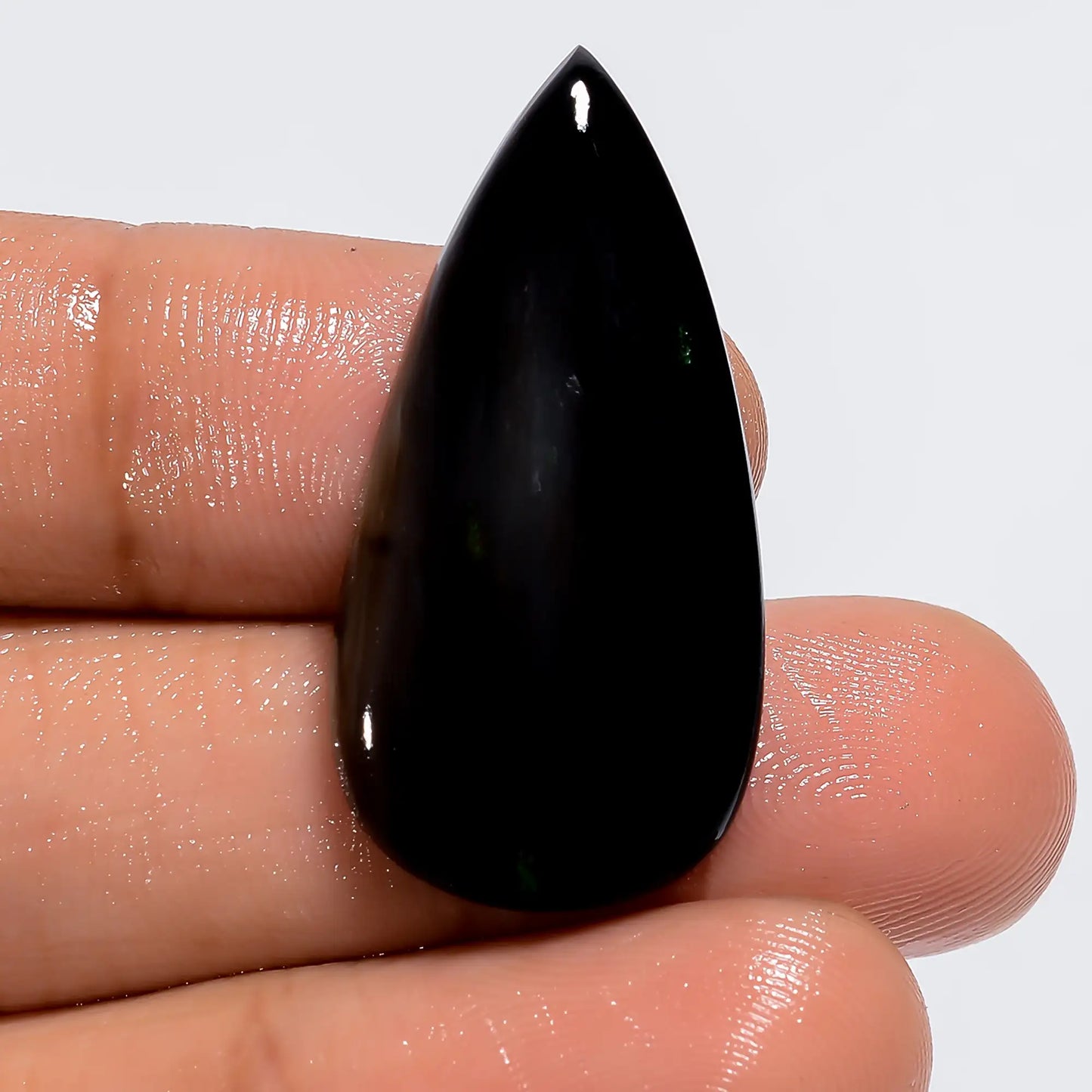 Palm Root Agate Pear Shape Cabochon Loose Gemstone Natural 15.5 Ct. 32X16X5 mm V-6118