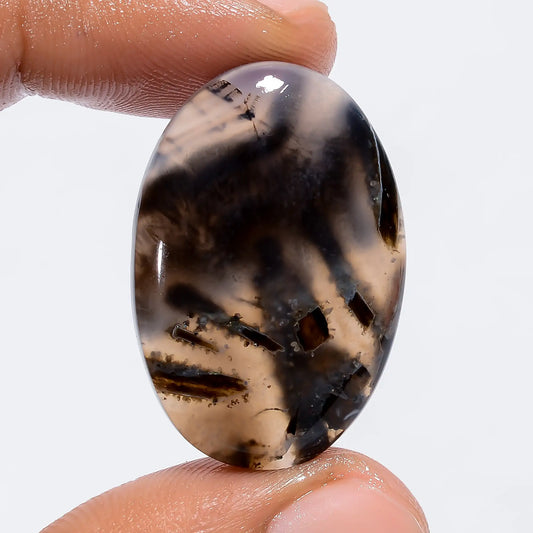 Stick Agate Oval Shape Cabochon Loose Gemstone Natural 30 Ct. 31X21X5 mm V-6135