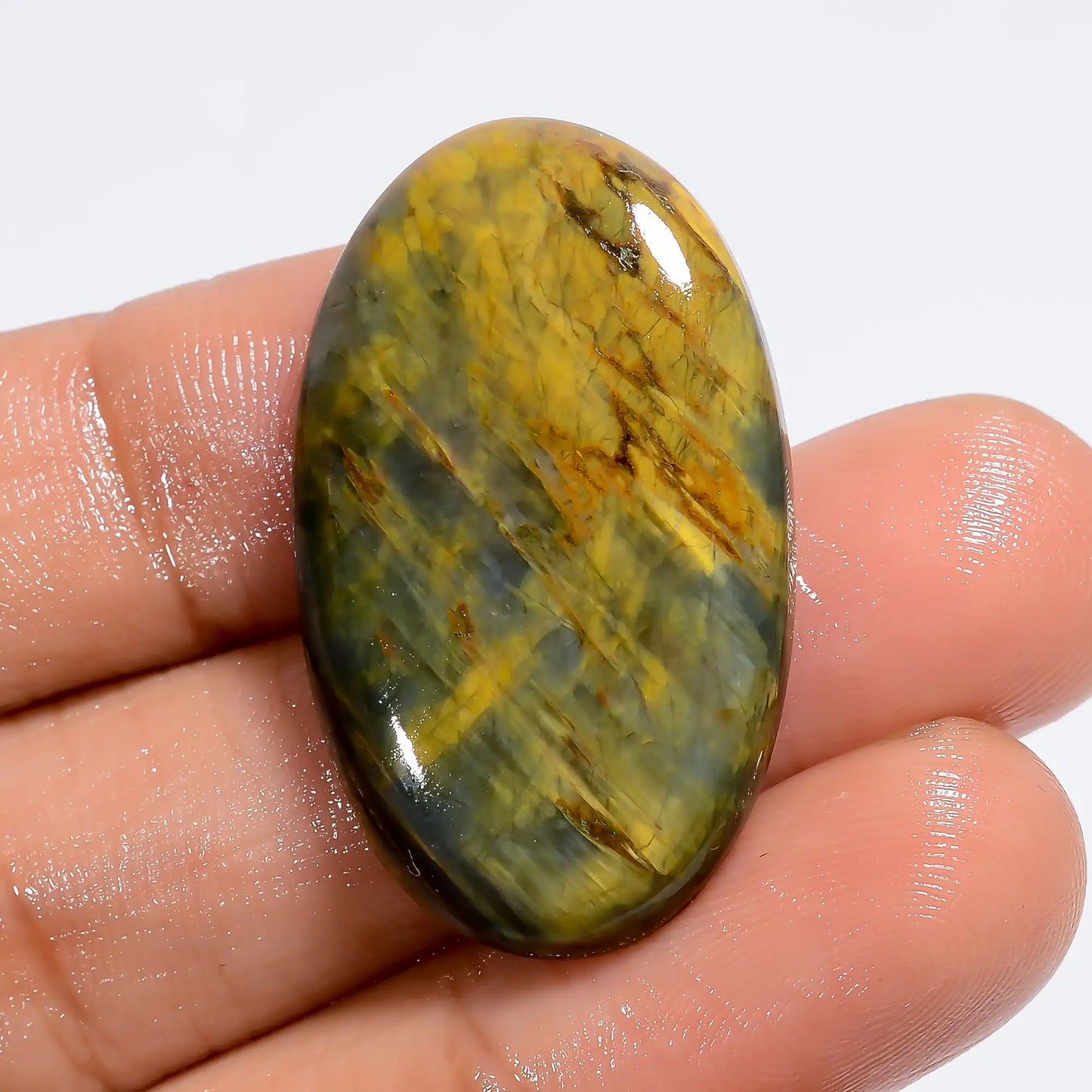 Nellite Oval Shape Cabochon Loose Gemstone Natural 29 Ct. 32X19X5 mm V-6176