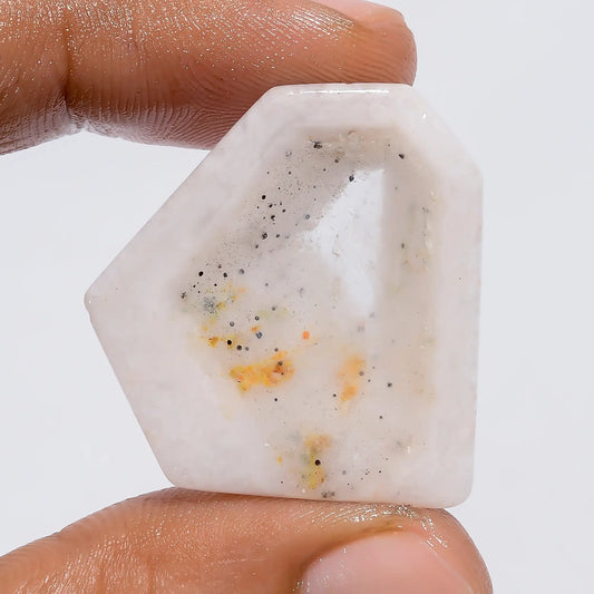 Trapiche Amethyst Fancy Shape Slice Loose Gemstone Natural 36 Ct. 29X27X5 mm V-6302