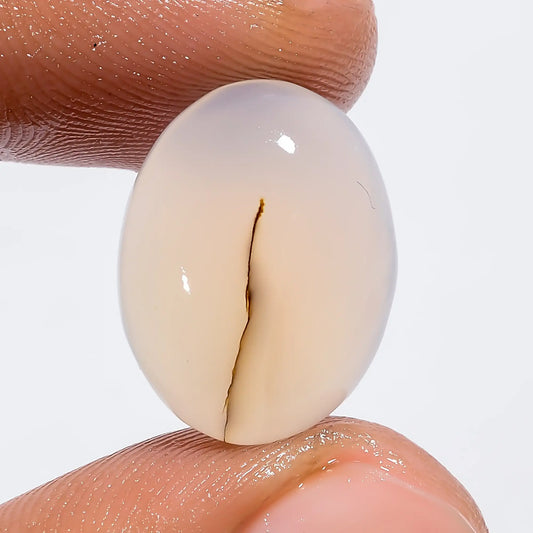 Dendrite Shajar Agate Oval Shape Cabochon Loose Gemstone Natural 9 Ct. 17X13X5 mm V-6374