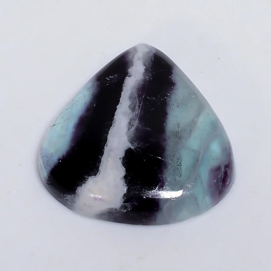 Fluorite Heart Shape Cabochon Loose Gemstone Natural 43 Ct. 28X27X6 mm V-6415
