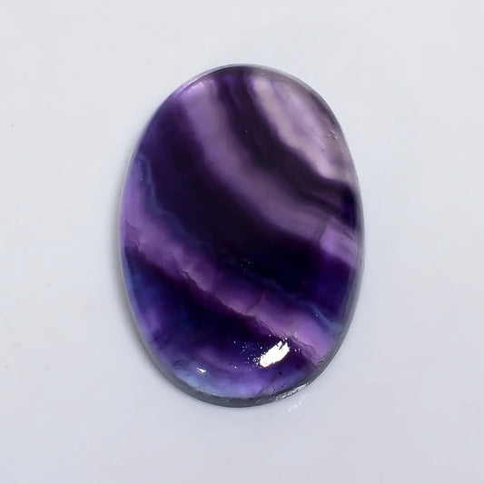 Fluorite Oval Shape Cabochon Loose Gemstone Natural 65 Ct. 36X24X7 mm V-6421