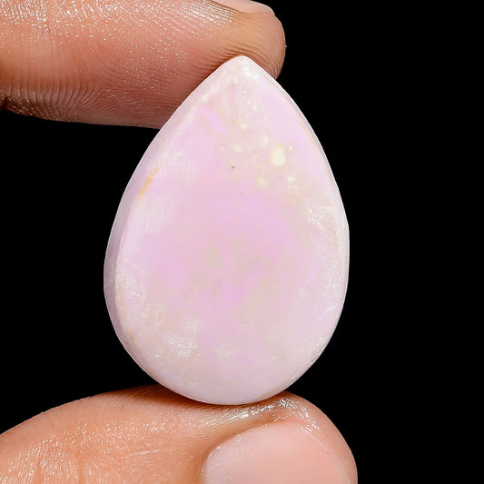 Phosphosiderite Pear Shape Cabochon Loose Gemstone Natural 19 Ct. 29X20X5 mm V-6457