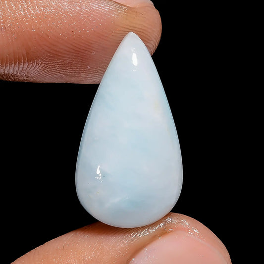 Aragonite Pear Shape Cabochon Loose Gemstone Natural 15.5 Ct. 24X13X5 mm V-6465