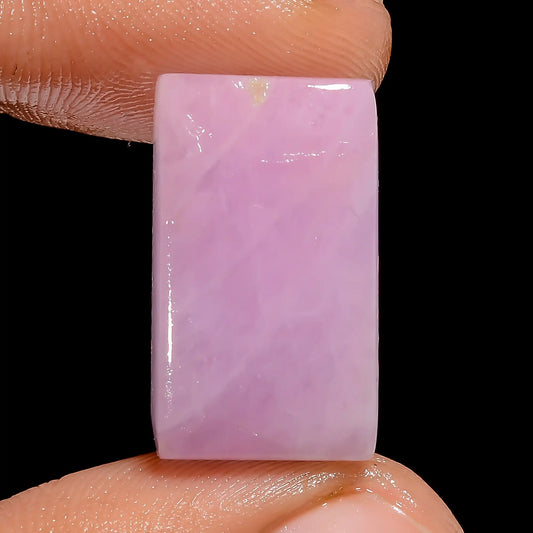 Pink Kunzite Radiant Shape Cabochon Loose Gemstone Natural 18 Ct. 20X11X4 mm V-6720
