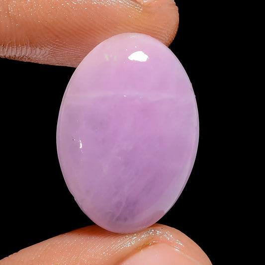 Pink Kunzite Oval Shape Cabochon Loose Gemstone Natural 21.5 Ct. 22X15X5 mm V-6724