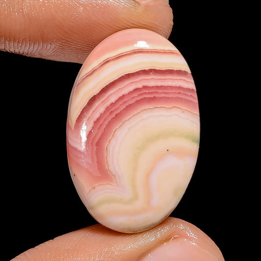 Rhodochrosite Oval Shape Cabochon Loose Gemstone Natural 28 Ct. 26X16X5 mm V-6738