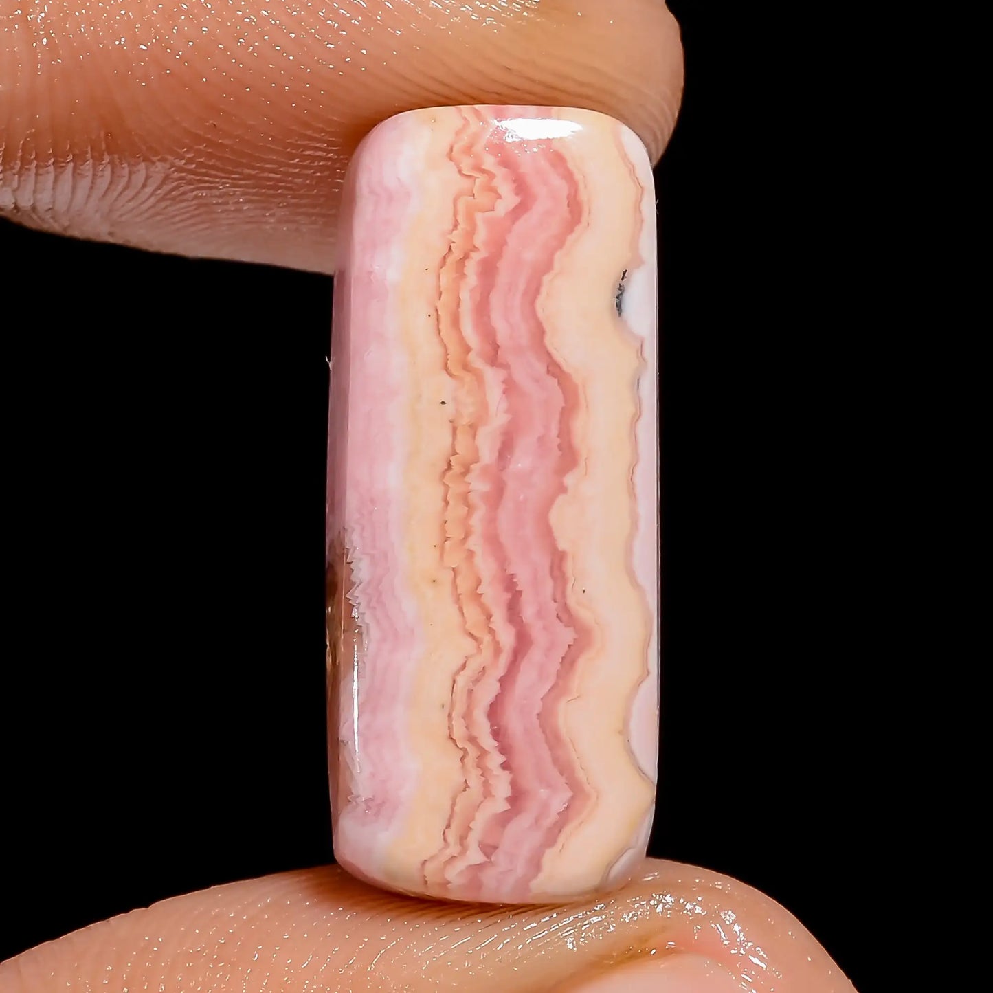 Rhodochrosite Radiant Shape Cabochon Loose Gemstone Natural 20 Ct. 23X9X5 mm V-6750