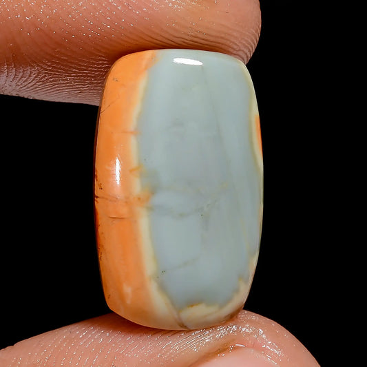 Imperial Jasper Radiant Shape Cabochon Loose Gemstone Natural 10.5 Ct. 20X11X4 mm V-6965