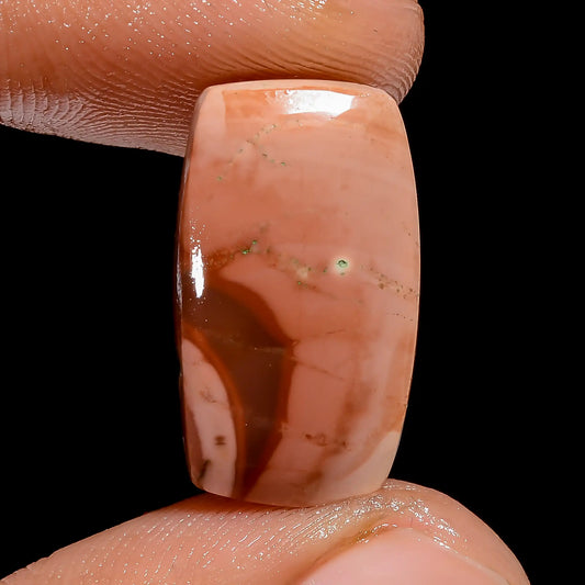 Imperial Jasper Radiant Shape Cabochon Loose Gemstone Natural 8.5 Ct. 20X11X4 mm V-6968