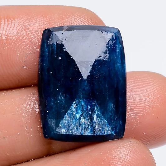 Amazing Top Grade Quality 100% Natural Blue Kyanite Radiant Shape Faceted Loose Gemstone For Making Jewelry 18 Ct. 20X15X4 mm V-7762