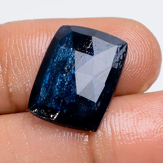 Blue Kyanite Radiant Shape Faceted Loose Gemstone Natural 9 Ct. 16X12X3 mm V-7765