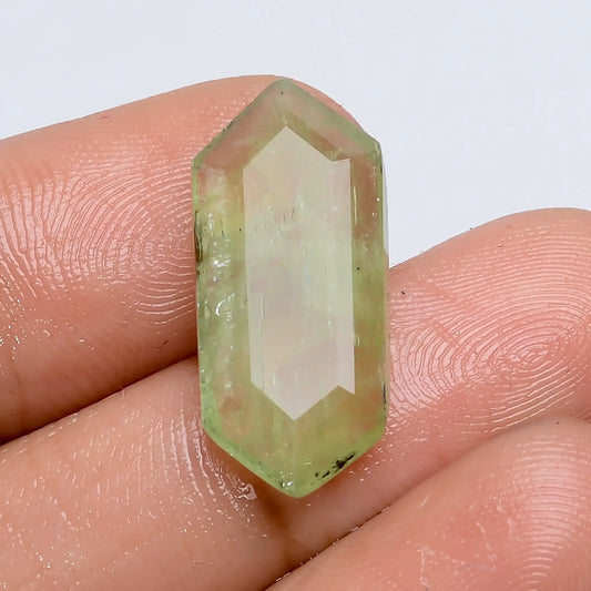 Green Kyanite Fancy Shape Cut Stone Loose Gemstone Natural 8.5 Ct. 22X9X3 mm V-7771