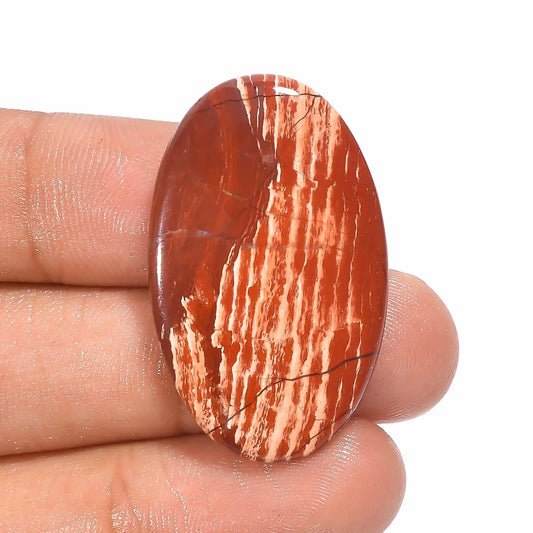 Snakeskin Jasper Oval Shape Cabochon Loose Gemstone Natural 28 Ct. 33X21X4 mm V-1182