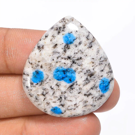 K2 Jasper Heart Shape Cabochon Loose Gemstone Natural 36.5 Ct. 33X29X5 mm V-1202