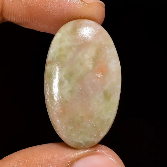 Golden Serpentine Oval Shape Cabochon Loose Gemstone Natural 31 Ct. 31X18X6 mm V-1415
