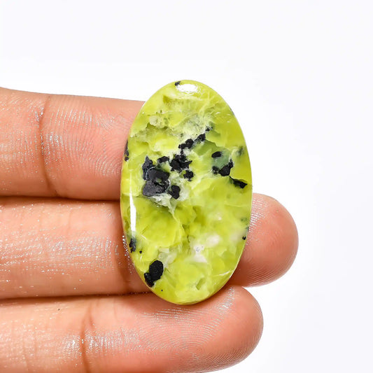 Lizardite Oval Shape Cabochon Loose Gemstone Natural 29.5 Ct. 32X19X5 mm V-1848
