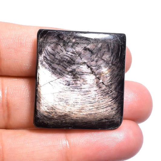 Hypersthene Rectangle Shape Cabochon Loose Gemstone Natural 58.5 Ct. 39X26X6 mm V-210