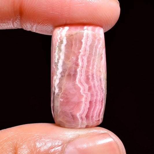 Rhodochrosite Radiant Shape Cabochon Loose Gemstone Natural 21.5 Ct. 24X12X6 mm V-320