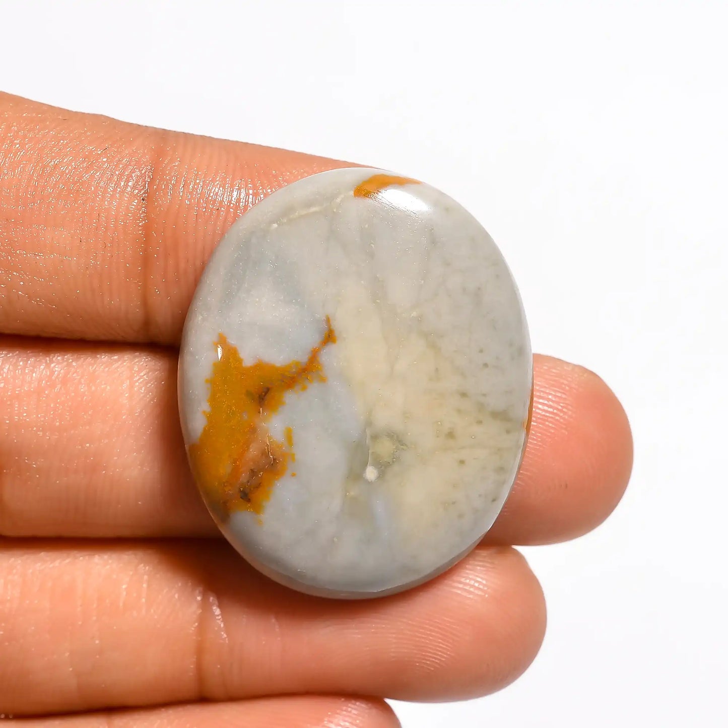 American Jasper Oval Shape Cabochon Loose Gemstone Natural 41 Ct. 31X20X7 mm V-578