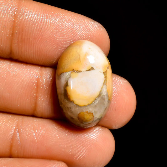 Cobra Jasper Oval Shape Cabochon Loose Gemstone Natural 19.5 Ct. 21X14X8 mm V-868